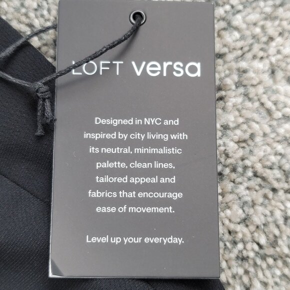 Loft Versa Black Lined Skirt Size 0 - New With Tag! - Picture 12 of 13